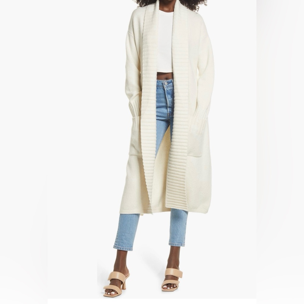 Open Edit Nordstrom Belted Duster Cardigan